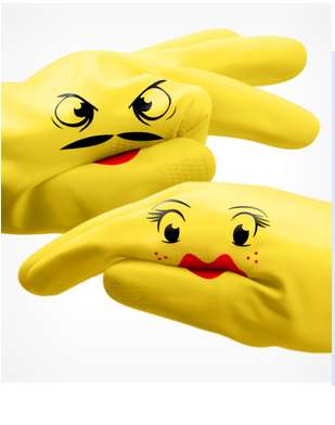 funny dish gloves