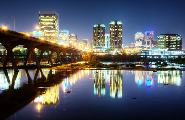 View of Downtown Richmond from Manchester 